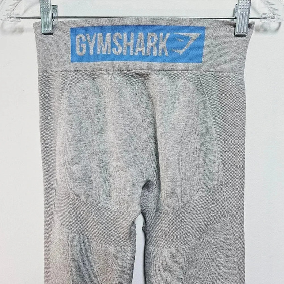 Gymshark flex high waisted light heather grey leggings small - Picture 6 of 13
